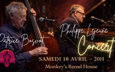 April 18, 2026 |  Monkey’s Barrel House (pno/bss) | REIMS (France)