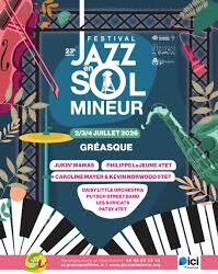 4 Juillet 2026 | Festival Jazz en Sol Mineur (Quartet) | 13840 GRÉASQUE